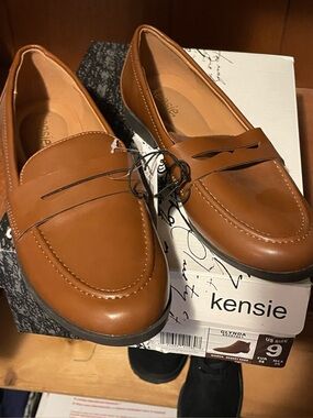 Kensie Tan Penny Loafers